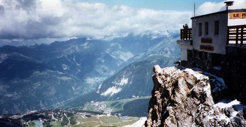 Restaurant with a view in Courcheval