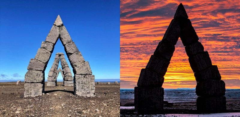 Arctic Henge, Raufarhöfn, Iceland 