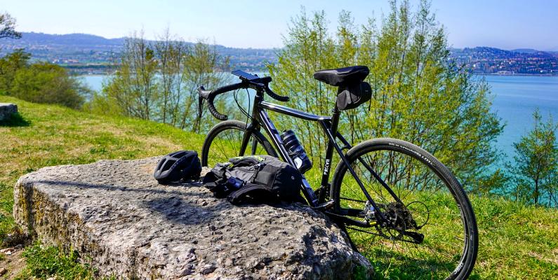 Cycling at Lake Garda, Italy