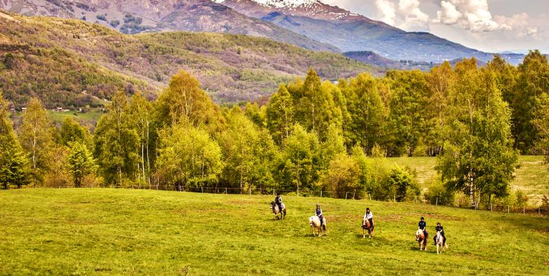 Horseback riding in Italy