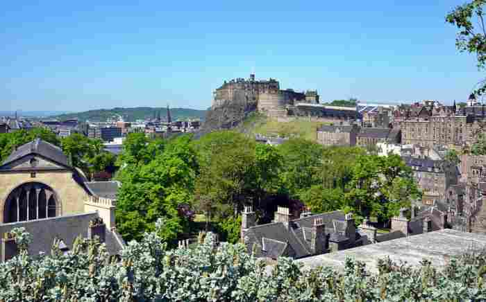 Rooftop Terrace at the National Museum of Scotland 