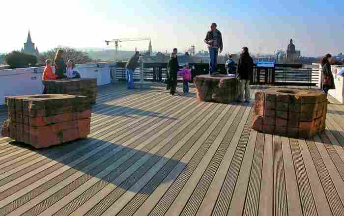 Rooftop Terrace at the National Museum of Scotland 