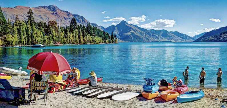 Kayaking in New Zealand