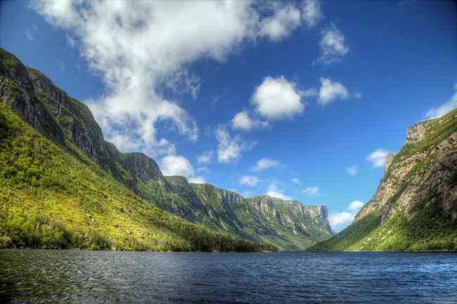 Western Brook Pond, Newfoundland and Labrador, Canada